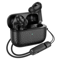 Бездротові Bluetooth навушники Hoco EQ9 Plus Duke true wireless ANC Noise Reduction BT 5.3 Black